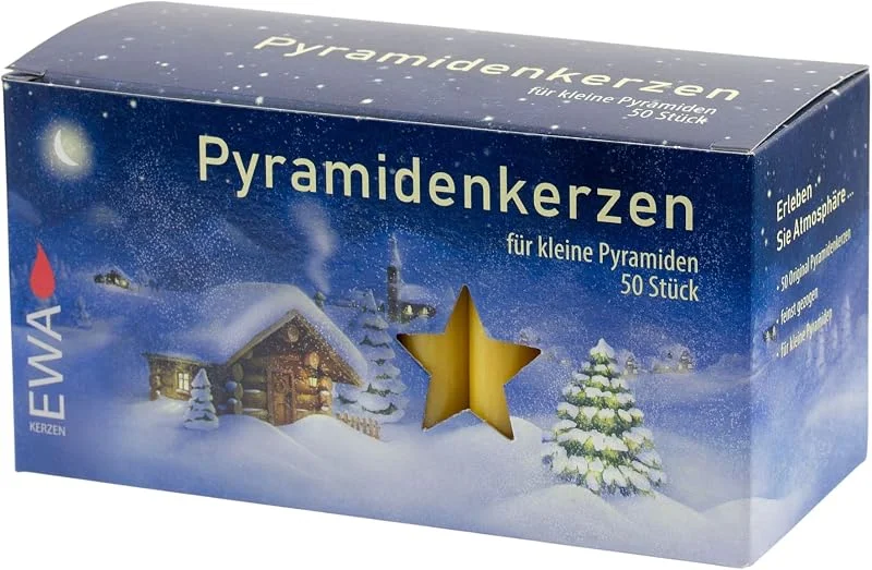 Besuche den Pinnacle Peak Trading Company-Store ISDD Cuckoo Clocks Weihnachtspyramide Hochwertige Pyramidenkerzen honigfarben - 1, 4 cm Durchmesser - Original Erzgebirge - Müller Kleinkunst — Weihnachtsdeko