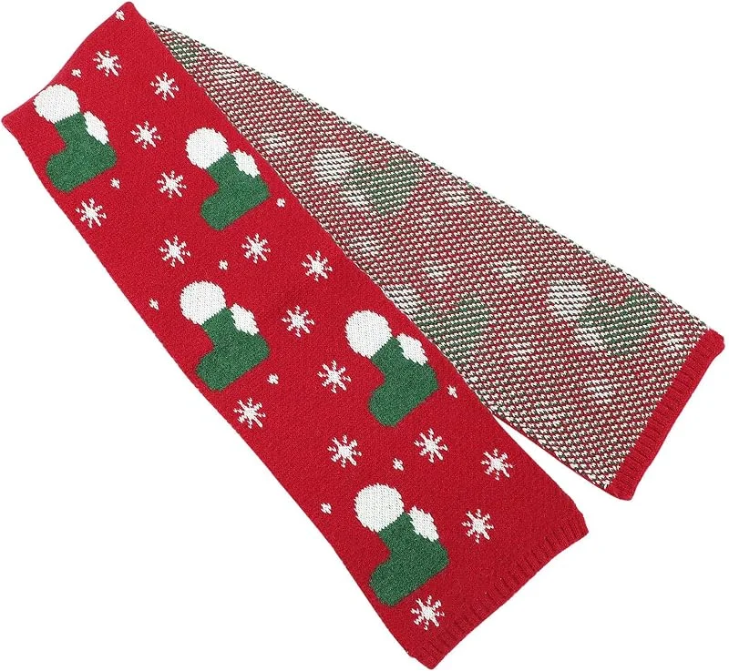 Besuche den WHAMVOX-Store Strickschal Weihachten Feier Warmer Winterschal für Mädchen — Weihnachtsmode