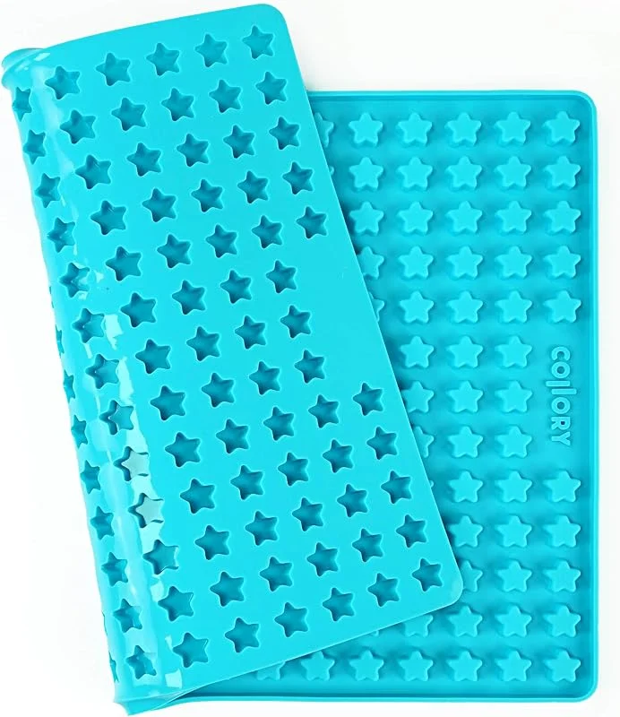 Besuche den Collory-Store Collory Backmatte Hundekekse für MINI STERN (1, 5cm) Leckerlis, Silikon Backform, Pralinenform, Schokoladenform, Hitzebeständig, Lebensmittelecht & Bpa-frei — Weihnachtskueche