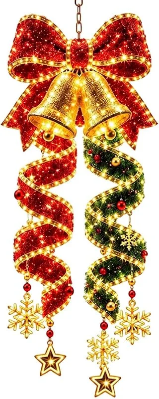 Marke: Yulokdwi Weihnachtsbeleuchtung für draußen Hängende Spiralform-Leuchtdeko