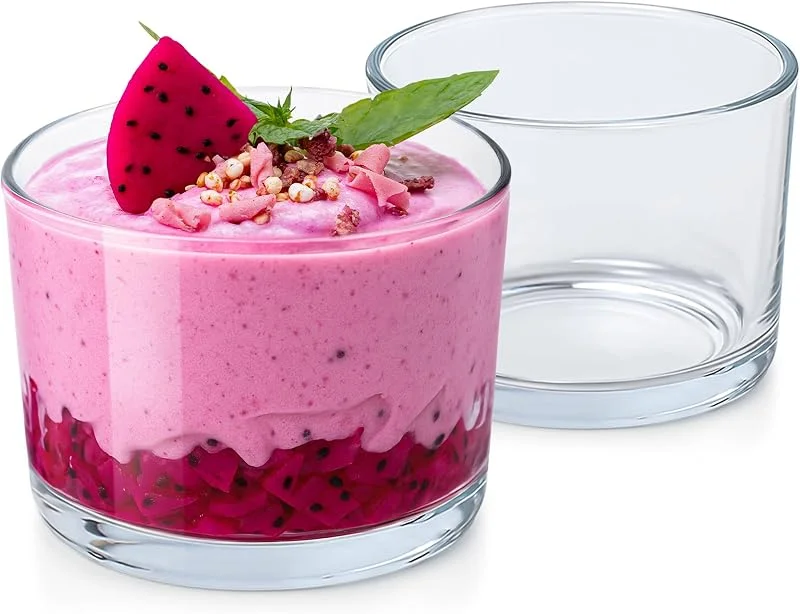 Besuche den KONZEPT-Store KONZEPT Kleine Dessertgläser 12er Set, je 200 ml, stapelbare Glasschalen — Wein und Festtafel