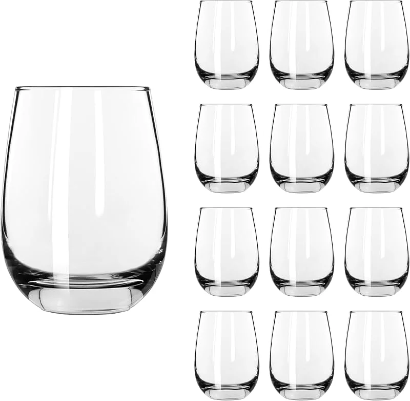 Besuche den Libbey-Store Libbey Weinglas, Universalglas STEMLESS 12er Set — Wein und Festtafel