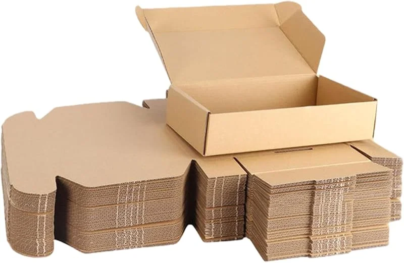 Marke: BEAHING 20 Stück kleine Versandkartons 6 x 4 x 1, 6 Faltkartons aus Wellpappe für Business Mailer Verpackung Handwerk Verpackung Kleinunternehmen — Geschenkverpackung
