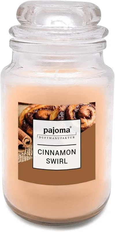 Besuche den pajoma-Store pajoma® Teelichter Duftkerzen, in Polycarbonat Hülle oder im Glas, duftintensiv (Cinnamon Swirl, Bonbonglas) — Kerzenlicht Abendessen