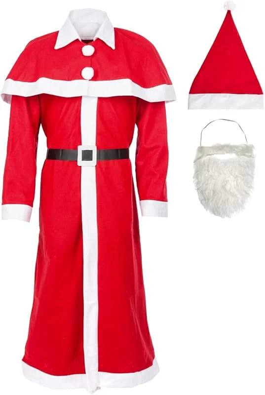 Besuche den Idena-Store Idena 8580108 - Kostüm Weihnachtsmann, Santa Claus, Weihnachten, Weihnachtskostüm, Faschingskostüme, Rot — Weihnachtsmode