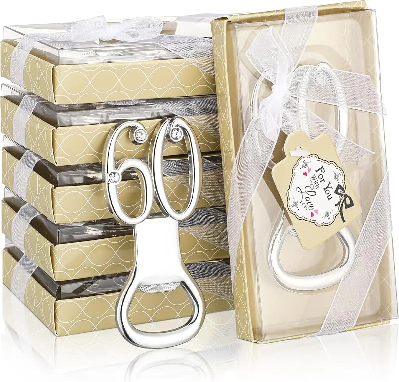 Marke: Gerrii Gerrii Flaschenöffner-Set zum 60. Geburtstag, Party, Gastgeschenke für Gäste mit "For You", Weinöffner, Geburtstag, Hochzeit, Party, Dekorationen, Jubiläen, Souvenirs, Andenken, Geschenk, 24-teilig — Wein und Festtafel
