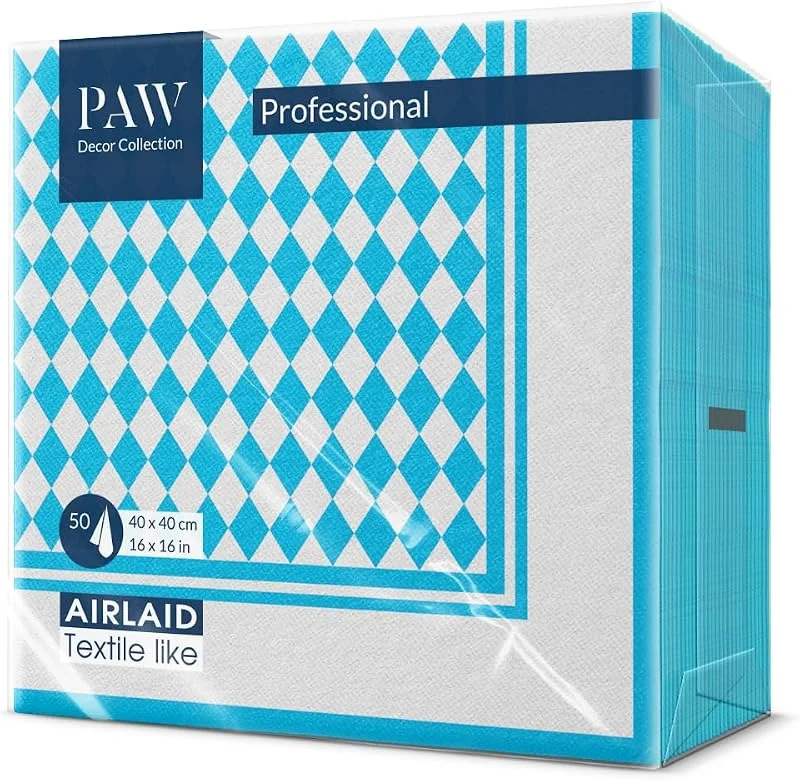 Besuche den PAW Decor Collection-Store PAW Stoffähnliche Servietten 40 x 40 cm, 50 Stück - Bayern — Advent und Tisch