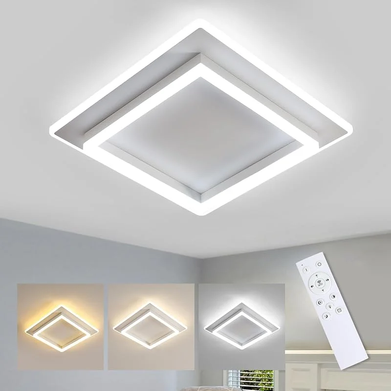 Besuche den Comely-Store Comely LED Deckenleuchte, 41W Deckenlampe LED Dimmbar mit Fernbedienung — Kerzenlicht Abendessen