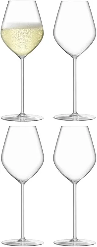 Marke: LSA International LSA International Borough Champagnertulpen, Glas, Clear, 4 Stück (1er Pack), 4 — Wein und Festtafel