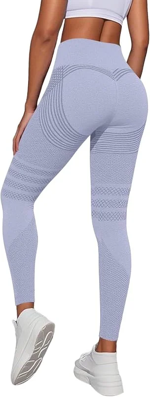 Marke: Generisch Leggings Damen High Waist - Blickdicht Leggins mit Bauchkontrolle für Sport Yoga Gym für Yoga Fitness Outdoor Freizeit, High Waist Booty Lifting Po Push Up Gym Sporthose Seamless Leggings Damen — Weihnachtsmode