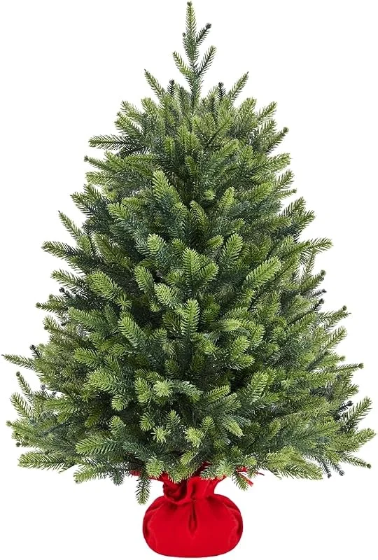 Besuche den Yaheetech-Store Yaheetech 91cm Mini künstlicher Weihnachtsbaum, Tisch-Christbaum, Grün — Advent und Tisch
