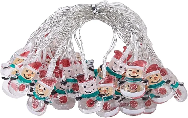 Marke: Generisch Seillichter, Weihnachtslichter - Batteriebetriebene Outdoor Seillichter - Wasserdichte Hängende Dekoration Beleuchtete Fee für Cartoon ani — Weihnachtsbeleuchtung