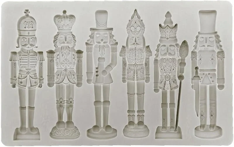 Marke: Sslvya Silikonform 6 Schlitzen, Nussknacker-Soldaten-Motiv, Weihnachtsschmuckform Für Cupcake-Topper, Schokoladen- Und Bonbonbastelarbeiten — Weihnachtskueche