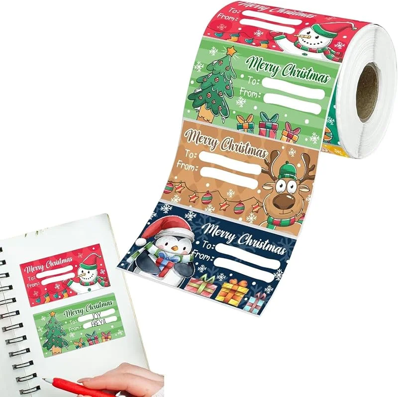 Marke: Generisch Weihnachtsaufkleber Für Weihnachtsgrußkarten Haftende Niedliche Lustige — Geschenkverpackung