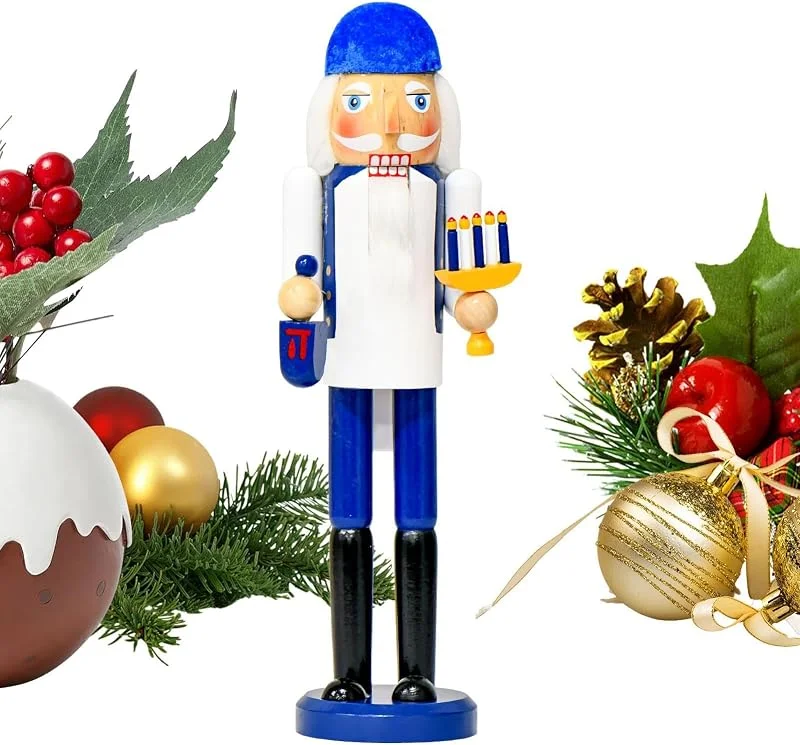 Marke: Generisch Nussknacker Figuren für Weihnachten Holz Urlaub Tisch Skulptur — Weihnachtsdeko