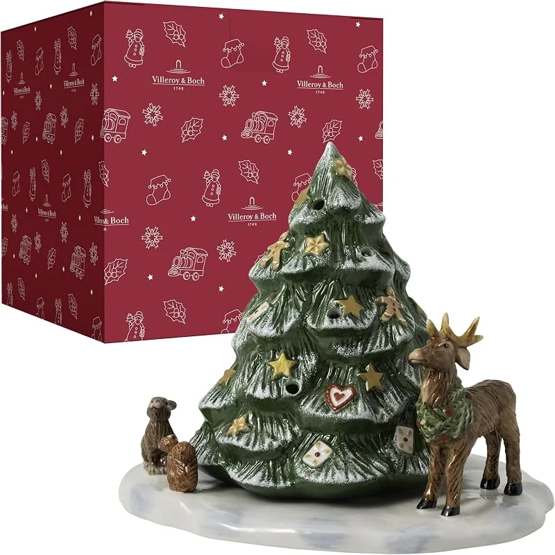 Villeroy & Boch - Christmas Toy's Weihnachtsbaum mit Waldtieren Bunt — Weihnachtsdeko