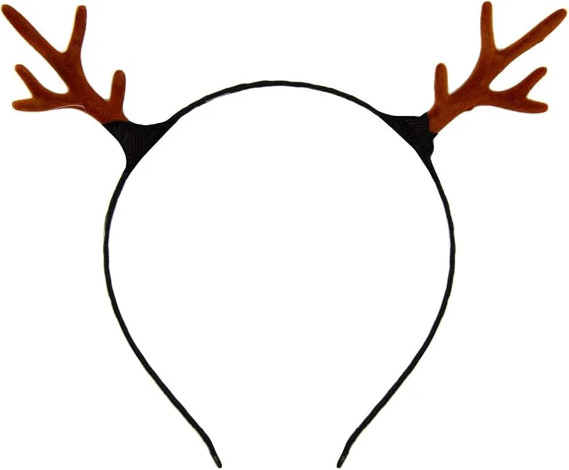 Besuche den Oblique Unique-Store Oblique Unique® Haarreifen Rentier Hirsch REH Geweih Haarreif in Braun Kopfschmuck Accessoire für Weihnachten Fasching Karneval — Weihnachtsmode