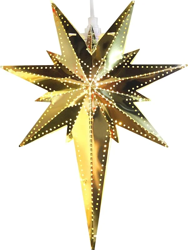 Marke: Star Star Bethlehem Farbe gold, ca. 35 x 25 cm, 711-00 — Weihnachtsdeko