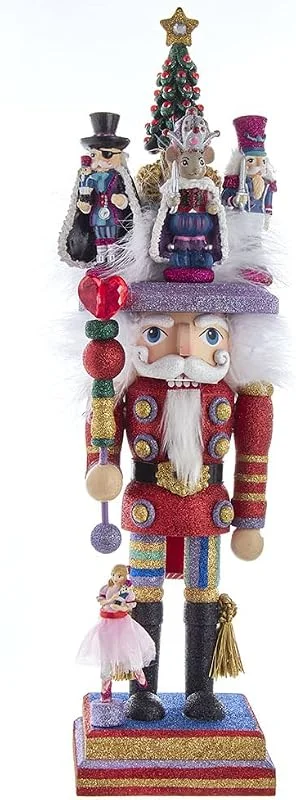 Marke: Kurt S. Adler Kurt Adler Hollywood Nutcrackers Suite HA0610 Nussknacker, 45, 7 cm, Mehrfarbig — Weihnachtsdeko