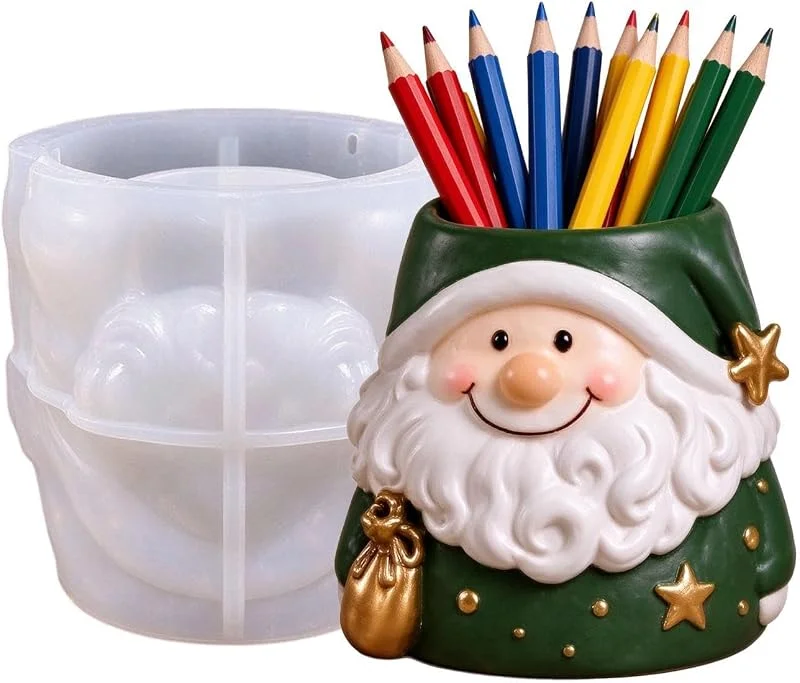 Marke: Fravsiu Weihnachts-Silikonformen Handgefertigtes flexibles Weihnachts-Tonhandwerk — Weihnachtskueche