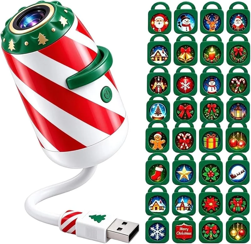 Marke: Générique Projektor für Weihnachtsszenen, LED-Lampe, USB, Stimmungsdekoration — Weihnachtsbeleuchtung