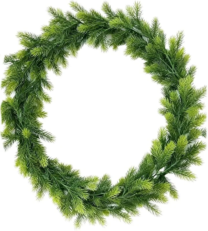 Marke: Generisch Weihnachtsgirlande für Treppengeländer 180 cm Lange Zedern- -Deko — Weihnachtsdeko