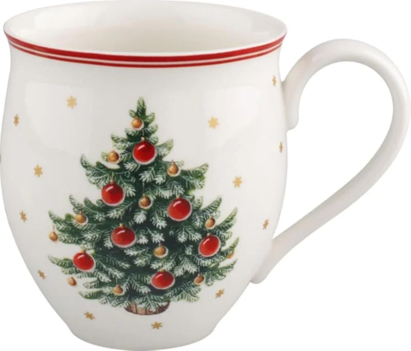Villeroy & Boch Toy's Delight Kaffeebecher, 440 ml, Premium Porzellan, Weiß, Bunt — Advent und Tisch