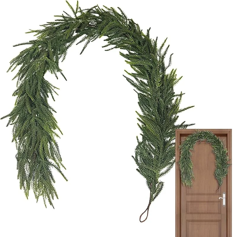 Marke: Générique Tannengirlande für Weihnachten, realistisch, künstliches Grün — Weihnachtsdeko