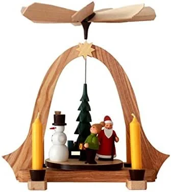 Besuche den Rudolphs Schatzkiste-Store Rudolphs Schatzkiste Pyramide mit Weihnachtsfiguren bunt HxBxT 26x23x20cm NEU Weihnachtspyramide Tischdekoration Holzpyramide Tischpyramide Dekoration Weihnachten Wärmespiel Lichter Figur Holz — Weihnachtsdeko
