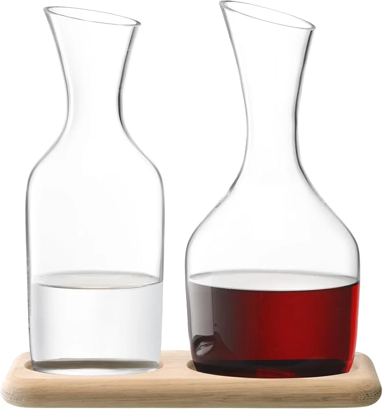 Marke: LSA International LSA International Wine Wasser, Wein Karaffe Set, Glas, Clear, 1.2L, 1.4L — Wein und Festtafel