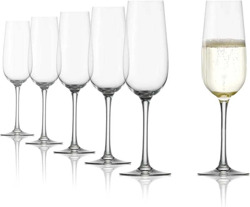 Besuche den Stölzle Lausitz-Store Stölzle Lausitz Weinland Sektgläser Kristallglas 200 ml, 6er-Set — Wein und Festtafel