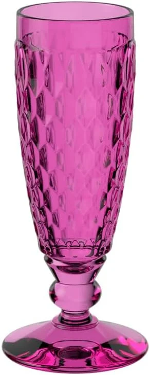 Villeroy & Boch – Boston Berry Sekt-, Champagnerglas Lila, Spülmaschinenfest, Prosecco Glas, Sektflöte, Außergewöhnliches Glas für Sekt und Champagner, Kristallglas — Wein und Festtafel