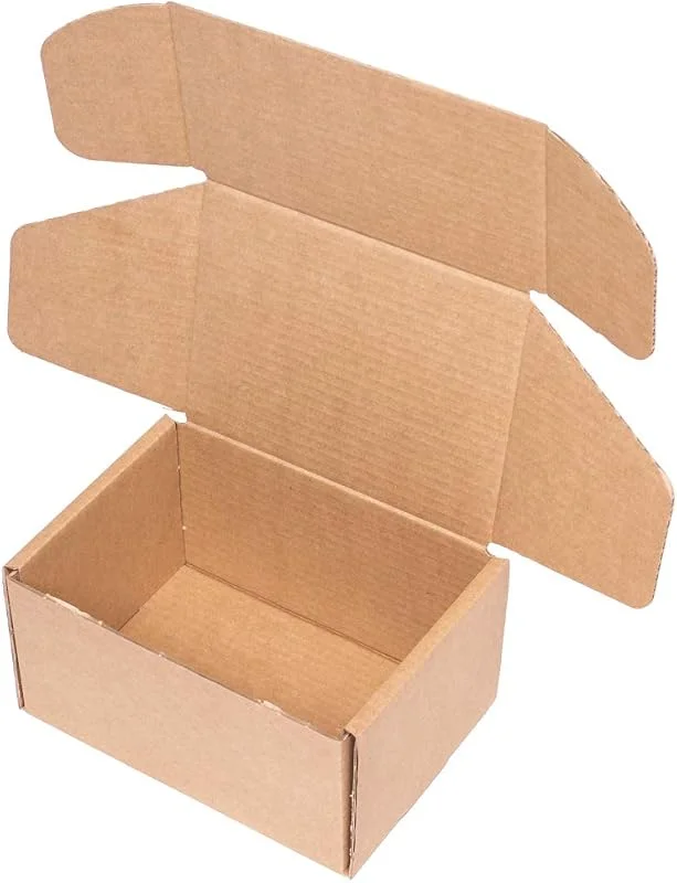 Besuche den ONLY BOXES-Store Set mit 20 selbstfaltenden Kartons aus Kraftpapier mit Deckel – Doppelwandig, robust für Versand, E-Commerce und Kurierdienste mit den Abmessungen 20x15x11 cm — Geschenkverpackung