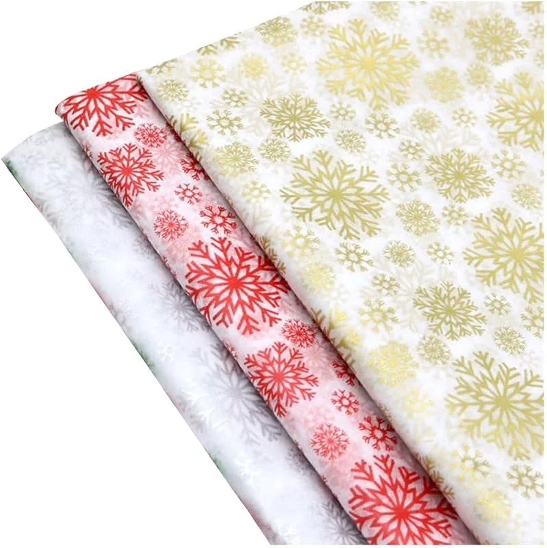 Marke: Tsffae 30 Teile, Satz Weihnachten Geschenkpapier Seidenpapier Verpackung Papier Schneeflocke Weihnachten DIY Handwerk Geschenk Box Verpackung Festliche Party Liefert — Geschenkverpackung