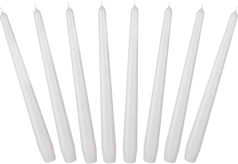 Besuche den BRUBAKER-Store BRUBAKER 24 cm Spitzkerzen für Kerzenständer und Kerzenhalter - 8 Stück — Kerzenlicht Abendessen