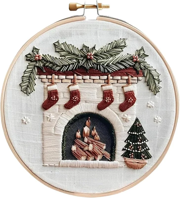 Marke: Generic Stickerei-Sets für Erwachsene, kreatives Handwerk, Handarbeit — Weihnachtsdeko