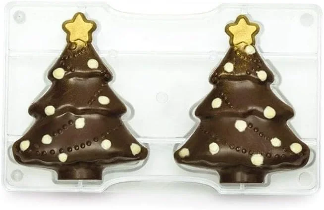 Marke: Decora DECORA 0050114 Profi-SCHOKOLADENFORM FÜR Tannenbaum 121X150 MM 275X175X22 MM — Weihnachtskueche