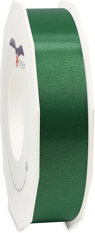 Besuche den PRÄSENT-Store C.E. PATTBERG Geschenkband tannengrün, 91 Meter Ringelband 25 mm zum Basteln, Dekorieren & Verpacken von Geschenken zu jedem Anlass — Geschenkverpackung