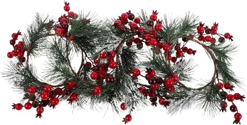 Besuche den Cabilock-Store Cabilock 4stücke Mini-kerzenkränze für Weihnachten Kerzenständerdekoration mit Tannennadeloptik und Granatäpfeln Tischdeko im Landhausstil Passend für Teelichter und Kerzenarrangements — Kerzenlicht Abendessen
