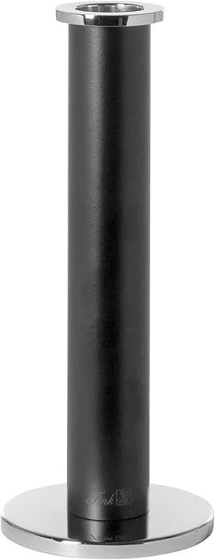 Besuche den Fink-Store FINK Kerzenleuchter Strato schwarz, Silber für Stabkerzen - H 24 cm — Kerzenlicht Abendessen