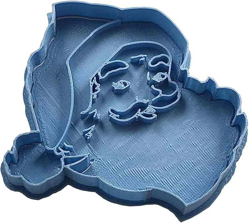 Marke: Cuticuter Cuticuter Weihnachten Weihnachtsmann Gesicht Classic Ausstechform, Blau, 8 x 7 x 1.5 cm — Weihnachtskueche