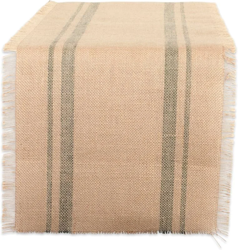 Marke: DII DII Artischocken-Tischläufer, Sackleinen, 35, 6 x 274, 3 cm — Küche & Haushalt
