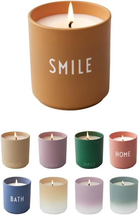 Besuche den Design Letters-Store Design Letters duftkerzen im glas groß, duftkerze aus 100% Sojawachs et Brenndauer bis zu 51 Stunden, weihnachts Sammlung und entspannung geschenk für frauen, die Tassen als Vase wiederverwenden — Kerzenlicht Abendessen