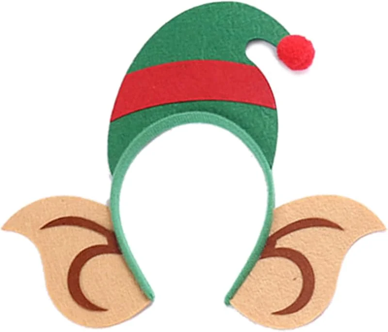Marke: Limtula Weihnachts Stirnband, Elfe mit Ohren, Haarreifen, Elfenohren, Stirnbänder für Frauen — Weihnachtsmode
