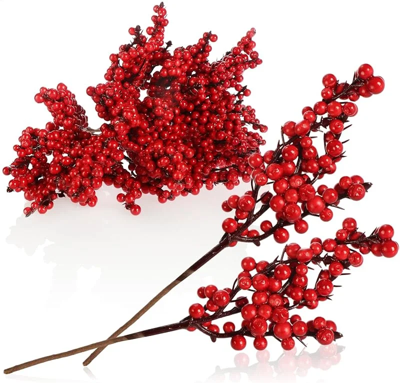 Besuche den com-four-Store com-four® 25x Streudeko, dekorative Zweige mit Beeren, Dekozweige — Advent und Tisch