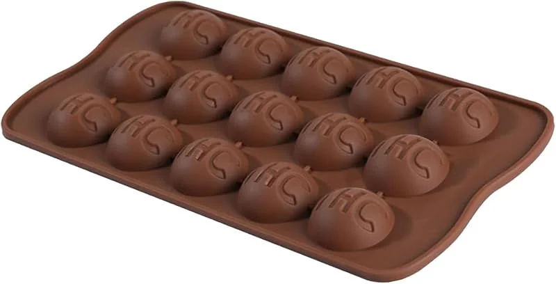 Marke: Generic Schokoladenformen, 15-Loch-Silikon-Schokoladenform, Multifunktionale Seifenform - zum Backen von Lebensmitteln Seife machen Süßigkeiten Weihnachten Dessert Kuchen — Weihnachtskueche