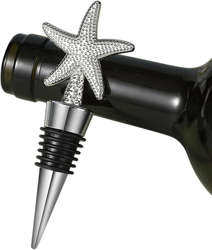 Marke: Veasbuu Weinstopper Zinklegierung Silikon Sternverschluss — Wein und Festtafel