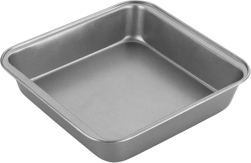 Besuche den Chef Aid-Store Chef Aid Quadratische Backform 23x22 cm Antihaft-Kuchenform aus Karbonstahl — Küche & Haushalt