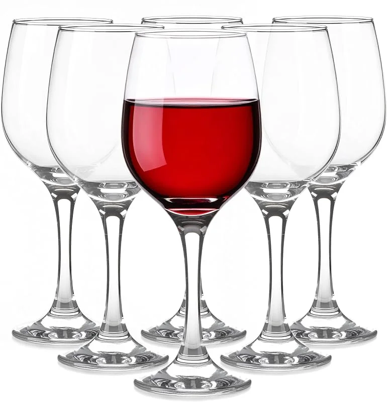 Besuche den Glasmark KROSNO 1992-Store Glasmark KROSNO 1992 Weingläser Set Gläser 6 Stück 300 ml Weißweingläser Rotweingläser Wein Glas Dessert Coctail Wassergläser Spülmaschinenfest — Wein und Festtafel