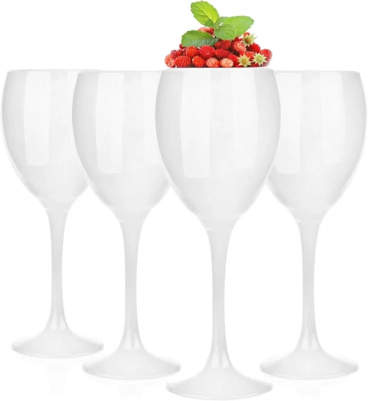Besuche den Glasmark KROSNO 1992-Store Glasmark Krosno Weinglas Rotwein Weingläser Set Gläser Für Rotwein Weisswein Rotweinglas Rotweingläser Weissweingläser Wein Kelch Glas Spülmaschinenfest Weiß Lackiert 4 x 300 ml — Wein und Festtafel
